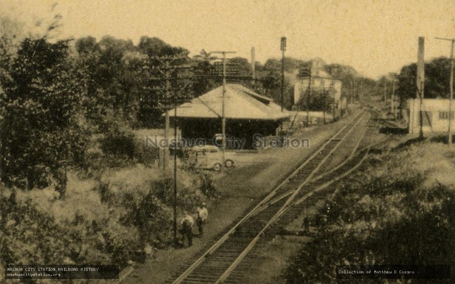 Postcard: Railroad Station, Enfield, New Hampshire